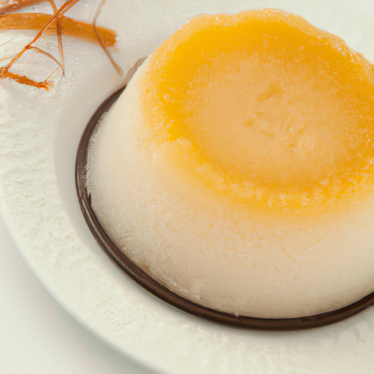 Pudim de Tapioca com Coco
